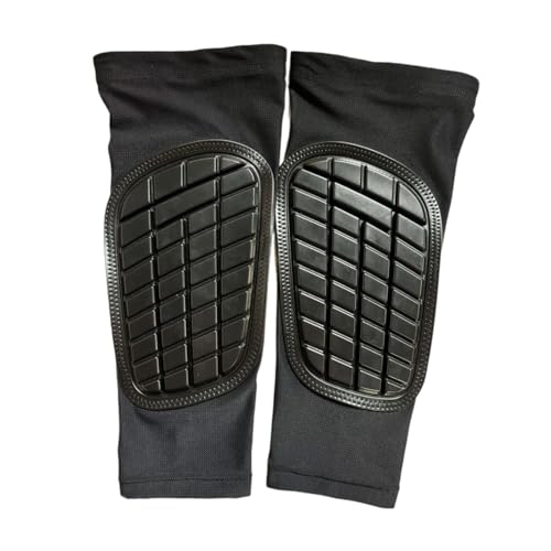 perfk Soccer Shin Guards Pads Shin Pads para Hombres Mujeres de fútbol Suave liviano Mangas de piernas de fútbol para Montar Softbol Deportivo Leisure, L