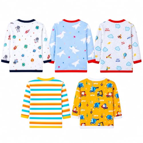 Image of NammaBaby Unisex Kid Cotton Slim Fit 100% Hoisery Button Jabla | Multicolor Jhabla | Assorted Pack of 5 | Summerwear Jhabla | Sleeveless Vest | Baby Products (New Born) (Set of 5)