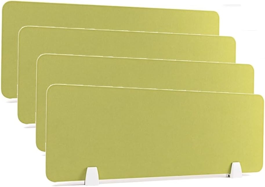 Desk Privacy Divider 4 Pack Freestanding Acoustic Desktop Privacy