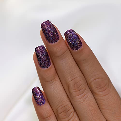 Image of ILNP First Dance - Stunning Deep Plum Ultra Holo Nail Polish