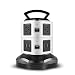 TNP Power Strip with USB Surge Protector - 6 AC Outlet + 4 USB Port Charger Charging Station Power Supply Adapter Multi Socket Plug Powerstrips Bar Stand Tower, Individual Switch, 6FT Extension Cord