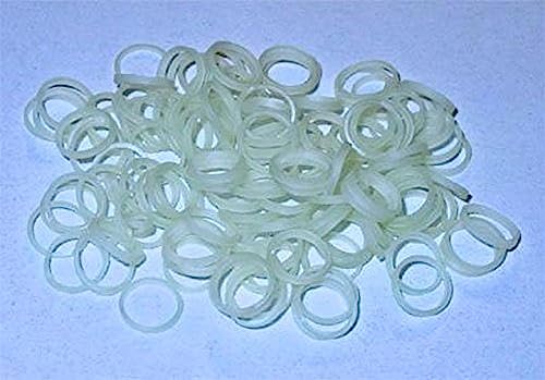 Latex Free Dog Grooming Bands by Fantasy Farm - 5/16" (7.5 mm), Clear, 400 count