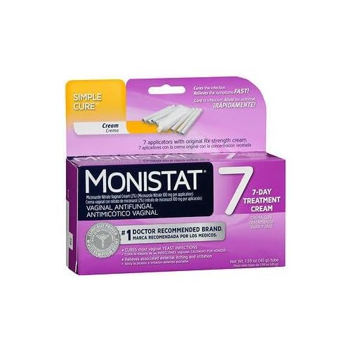 Monistat 7 Vaginal Antifungal Treatment Cream - 7 Each, Pack of 4