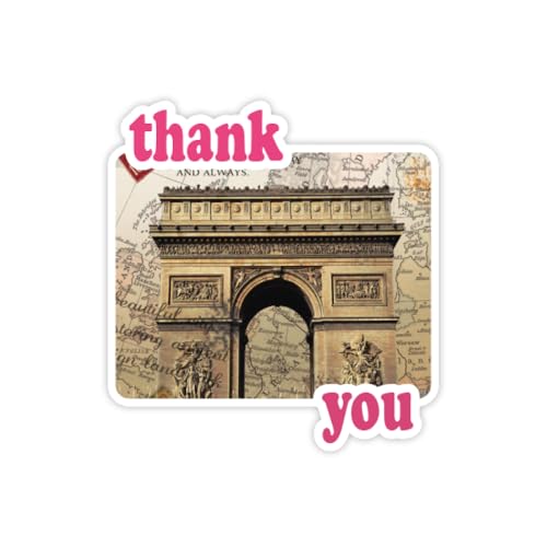 Pegatinas de París para dar las gracias con un estilo vintage inolvidable 2