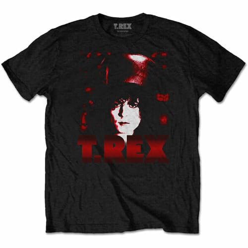 Image of Marc Bolan & T.Rex 'Tophat' T-Shirt - Small Black