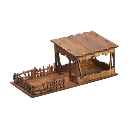 Harilla Kits de maquettes en bois Maison, Maison en bois à monter soi-même, Maison à assembler non peinte à la main, Modèles 1/72, Décor de table de sable à, H
