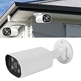 4MP-Überwachungskamera, KI-Menschenerkennung, 30 M Nachtfarbe, 4K Ultra HD PoE-Überwachungskamera mit H.265-Kodierung und IP66, Sicherheit für die Außen- und Innenüberwachung