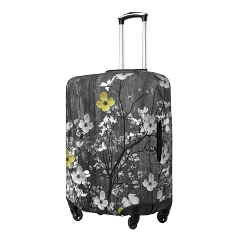 Floral Wall Art Print Luggage Suitcase Cover Protector Luggage Washable Covers With Concealed Zipper2