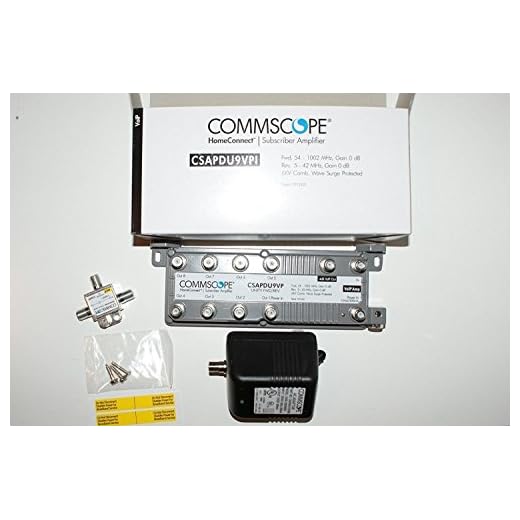 Commscope New CSAPDU9VP 9 Port Cable Amplifier Faster Internet Phone Comcast