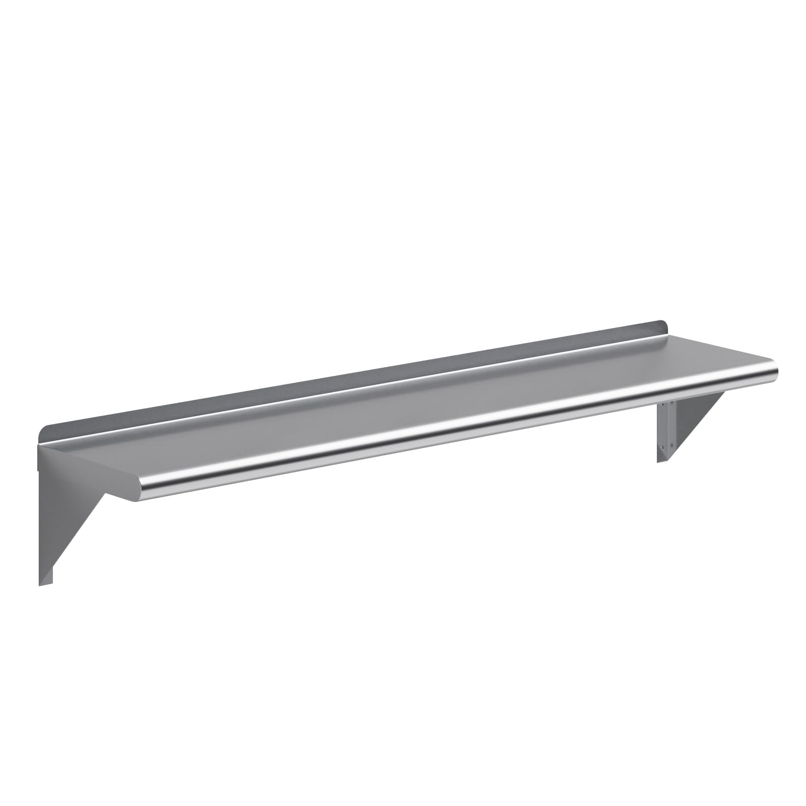 AmGood 48" Long X 10" Deep Stainless Steel Wall Shelf | NSF Certified | Appliance & Equipment Metal Shelving | Kitchen, Restaurant, Garage, Laundry,
