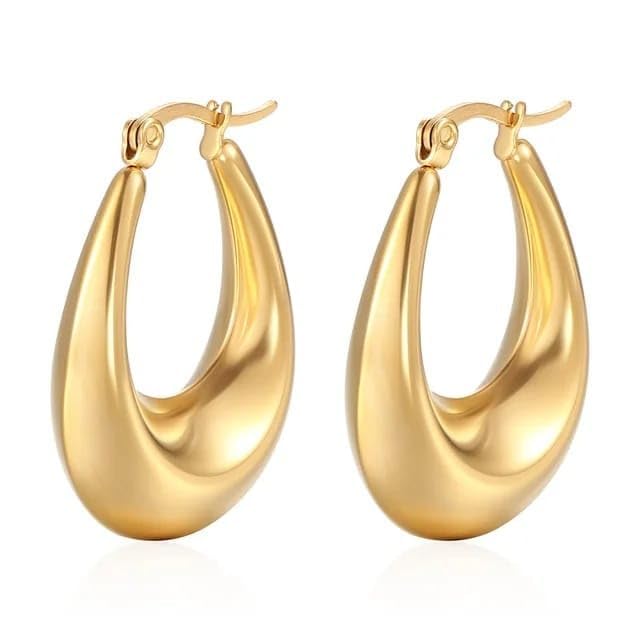 meenaz earrings for women fashion studs earrings for women anti tarnish gold ear rings stainless steel korean bali Dainty Gold Hoop Earrings | Combo Chic, Small design Jewellery Celebrity Inspired-picture-50