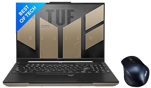 Image of ASUS TUF Gaming A16 Advantage Edition (2023) 90WHr Battery, AMD Ryzen 9 7940HS, 16 inch FHD+ 165Hz, 8GB Radeon RX 7600S, (16GB /1TB SSD), FA617XS-N3026WS MW203 Mouse (Blue)