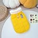 Dog Clothes Pet Clothes Cute Fashionable Winter Warm Dog Vest Coat for Cold Weather Daily Wear Pet Clothes for Cold Weather Yellow XS