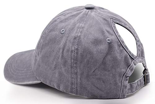 Gorra de béisbol para mujer gris que soluciona los días de sol con comodidad 6