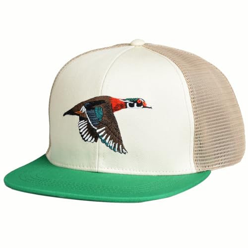 Image of EDTREK Outdoorsman Pro Trucker Breathable Mesh Performance Cap - Flat Brim Snapback Hat