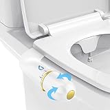 Bidet Attachment for Toilet, Ultra-Slim Bidet for Toilet with Non-Electric Dual Nozzle(Frontal & Rea