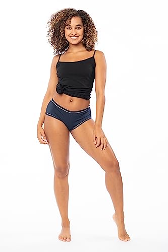 Image of Sexy Basics Women's Boyshort Boy Cut Style Cotton Stretch Panties | Multi Packs | Ultra-Soft Cotton Spandex Colors Underwear