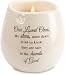 Pavilion Gift Company 19175 in Memory Loved Ones Shine Ceramic Soy Wax Candle