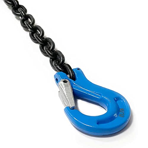 ELLERchain chaîne de Levage à 1 maillon - 8mm - kettingLongueur 2m - gafellasthaak en inkorthaak