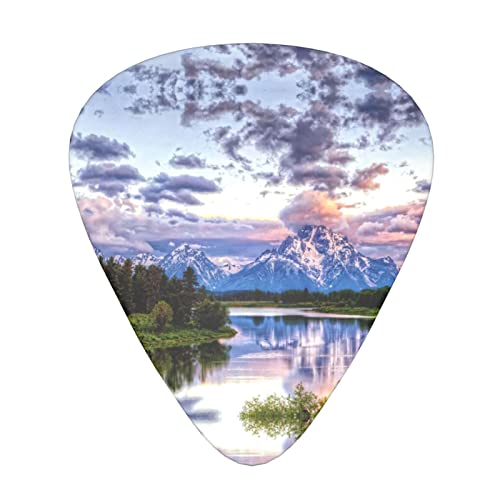 Ensemble de 12 médiators de guitare du parc national de Grand Teton pour guitare acoustique, guitare électrique… - Les Beatles, Paul McCartney, John Lennon, RIngo Starr, George Harrison Ensemble de 12 médiators de guitare du parc national de Grand Teton pour guitare acoustique, guitare électrique…