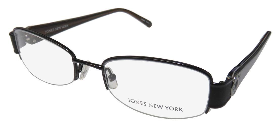 Jones NY J459 Womens/Ladies Designer Half-rim Style Trendy Eyeglasses/Eye Glasses