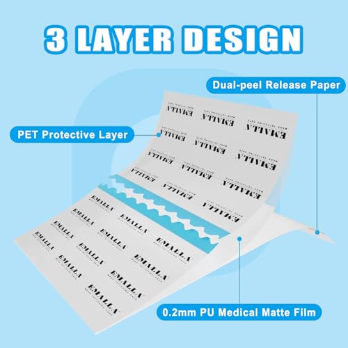 LEAYOKA Tattoo Film - Waterproof Tattoo Cover Up - 15cm x 10m Roll - Transparent - All Ages, 15cm*10m - Image 3