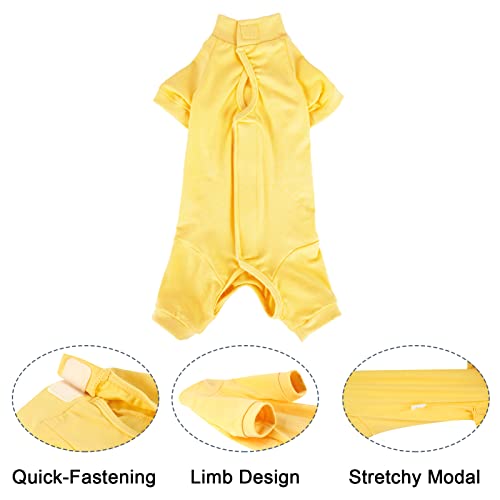 Homesen Roupa de recuperação para gatos para feridas abdominais, doenças de pele após cirurgia, cole
