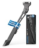 WATSABRO Fahrradständer 24-29 Zoll - Schnell Höhenverstellbarer Seitenständer Fahrrad, 40mm Lochabstand Leichtbau-Aluminiumlegierung Hinterbauständer für E-Bikes, MTB, Citybikes (45 kg)