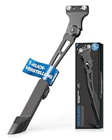 WATSABRO Fahrradständer 24-29 Zoll - Schnell Höhenverstellbarer Seitenständer Fahrrad, 40mm Lochabstand Leichtbau-Aluminiumlegierung Hinterbauständer für E-Bikes, MTB, Citybikes (45 kg)