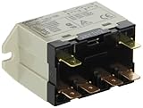 Omron G7L-2A-TUB-J-CB-DC24 General Purpose Relay With Test Button, Class B Insulation, QuickConnect Terminal, Upper Bracket Mounting, Double Pole Single Throw Normally Open Contacts, 79 mA Rated Load Current, 24 VDC Rated Load Voltage