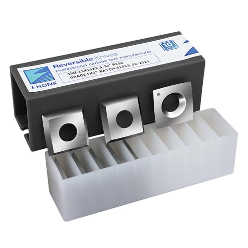 15mm Arc-Edge Carbide Inserts for Woodworking (10 pcs)