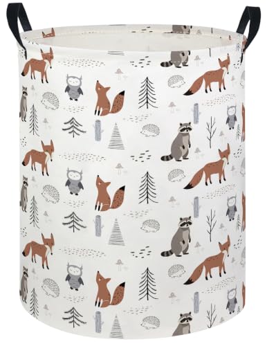 LATOGHIVE Baby Laundry Hamper kids laundry Basket Waterproof Storage Bin for(Animal)