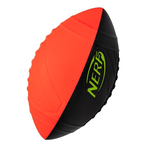 NERF Kids Foam Football - Pro Grip Youth Soft Foam Ball - Indoor + Outdoor Football for Kids - Small NERF Foam Football - 9" Inch Youth Sized Football - Red + Black by Nerf - Used condition - US$13.55