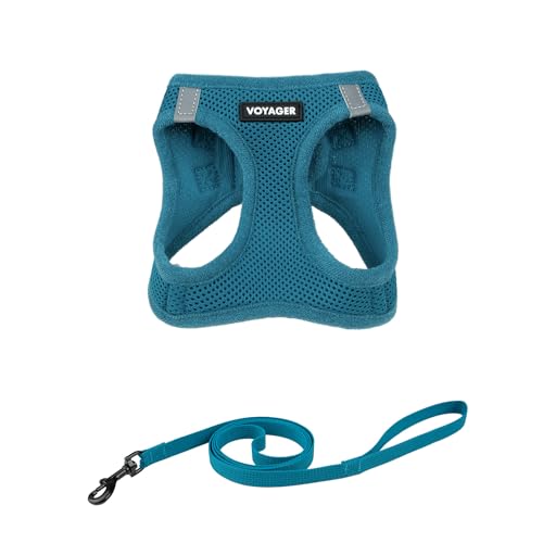 Voyager Step-in Air Cat Harness & Leash Set - Turquoise, S by Best Pet Supplies - Used condition - US$7.21