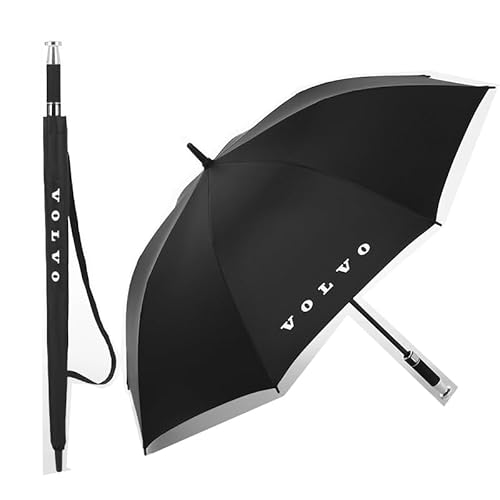 BAVIEN Lluvia y Sol Plegable Doble Cubierta Paraguas Viaje, para Volvo S90 S60 XC60 XC40 V40 V60 S60 S80 XC90 S40 V70 XC70