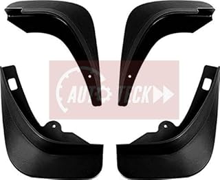 CARMATE PVC Mud Flaps for Tata Nexon (Black)