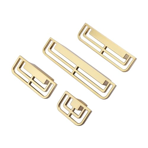 Boutons de tiroir dorés 32mm, quincaillerie de luxe