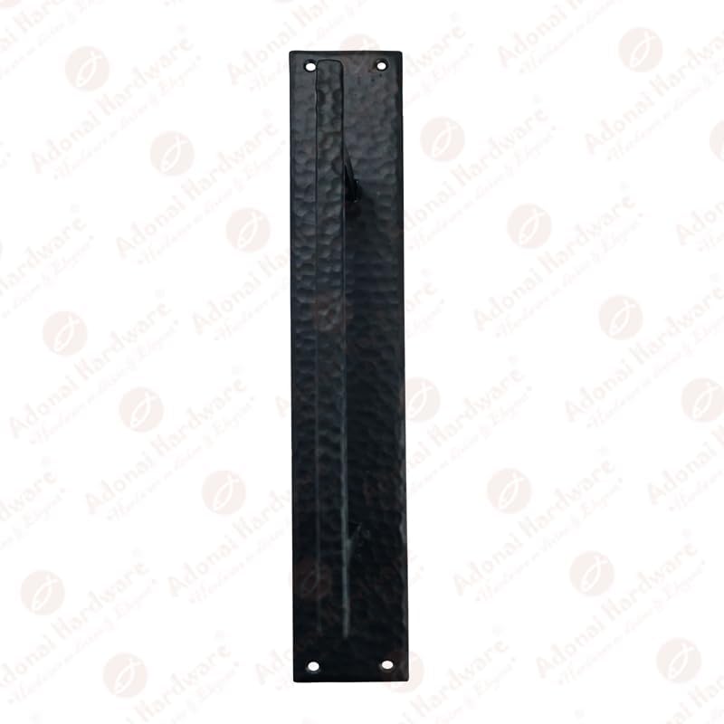 Adonai Hardware "Dannah Iron Door Pull with Back Plate