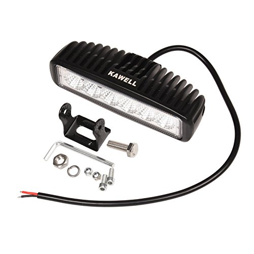 image for KAWELL Slim 18W LED Light Bar 6.2 Inches 6500K Waterproof Off Road Led
