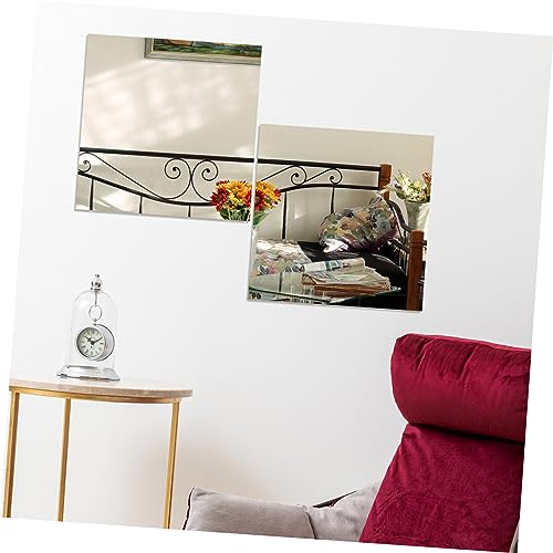 Cabilock 6 Peças Decoração Decalque De Parede Espelho Adesivo Adesivos De Parede Adesivo De Parede C