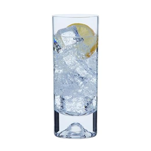 Dartington Crystal Dimple - Vasos de Tubo (2 Unidades)