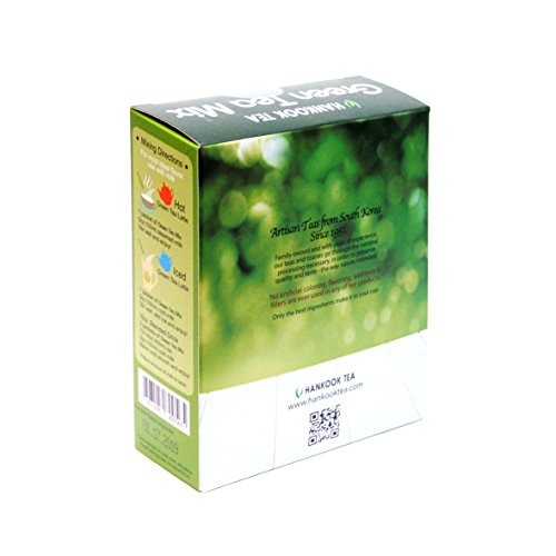 Powdered Green Tea Sweet Mix - 10 Stick Packs #TOP2
