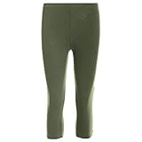Leggings, Damen 3/4 Länge, zum Joggen/ Laufen/ Sport, grün