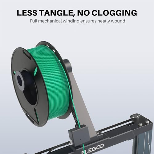 Image of ELEGOO 250g PLA Plus Filament Bundle 1.75mm, 8 Colors 3D Printer Filaments Dimensional Accuracy + /- 0.02mm, 8 Pack 250g Spool Black /White /Space Grey /Translucent /Beige /Neon Green /Pink /Purple