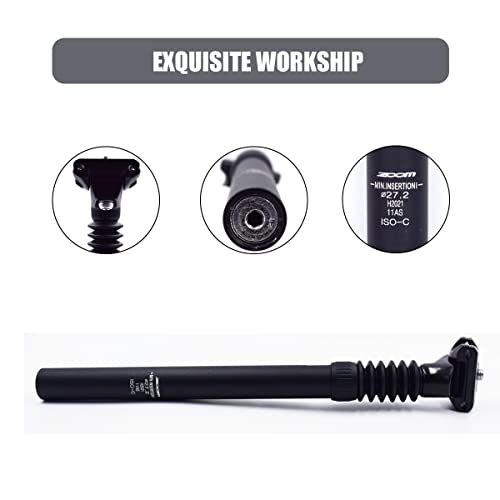 Suspension Seatpost, 27.2Mm City Bike Seat Post Aluminum Body #TOP2