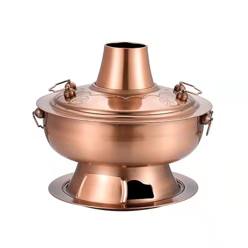 Olla Caliente Tradicional de Acero Inoxidable 34cm miniatura 1