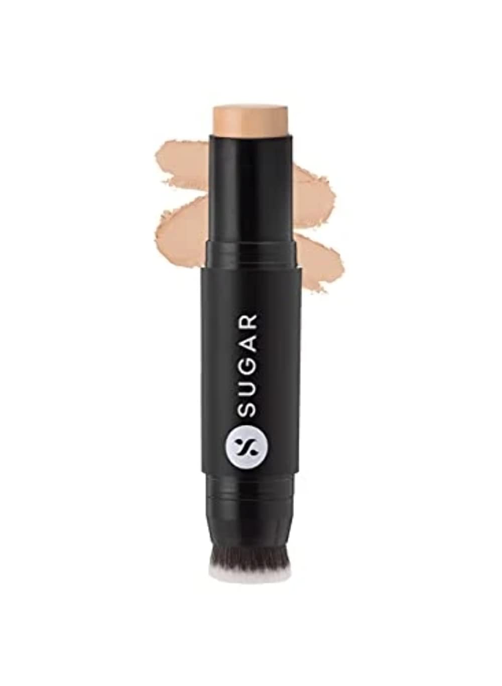 SUGAR Cosmetics Ace Of Face Foundation Stick with In-Built Brush | Lasts 24hrs | Full Coverage Foundation for Women | 12gm - 35 Frappe