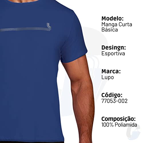 Camiseta Lupo Esporte Básica masculino, Royal Blue, XG