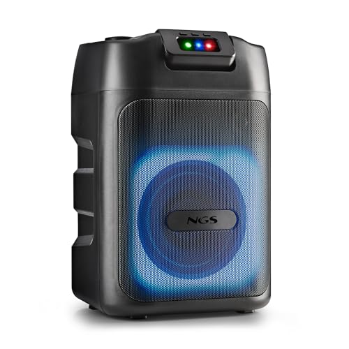 Enceinte portable Bluetooth NGS Wild Club 80W avec karaoké et batterie 6H