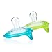 Nuby 2 Piece Natural Flex Silicone Oscillating Cherry Pacifier, 0-6 Months